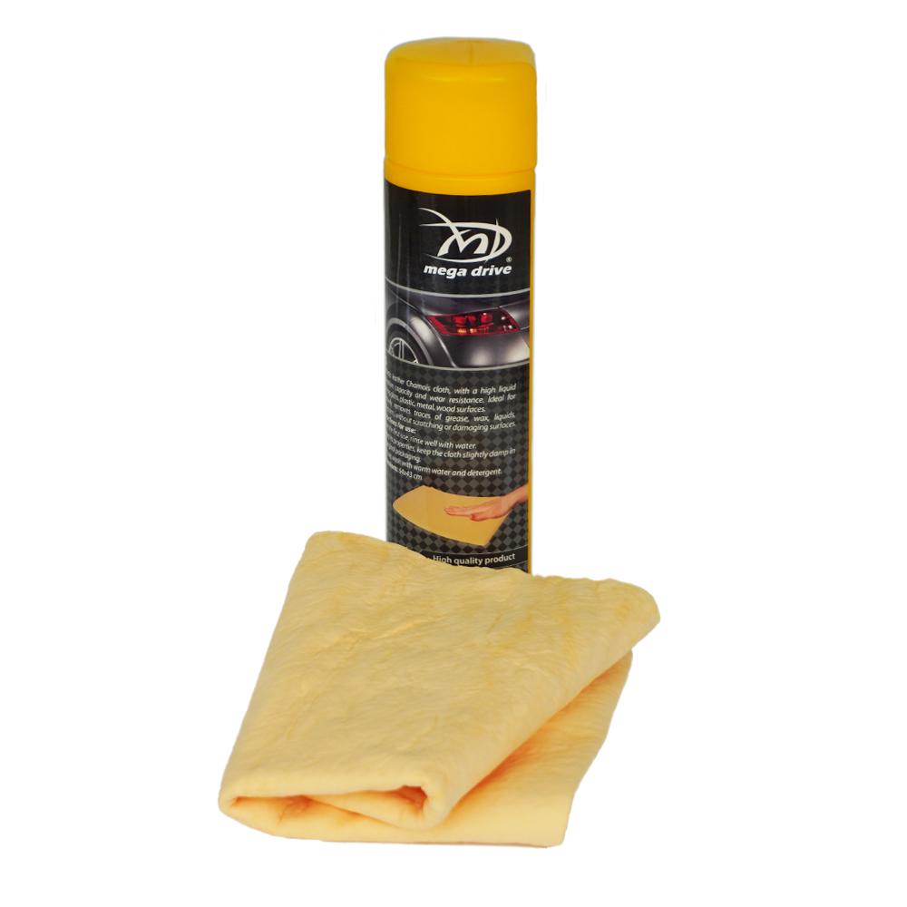 LAVETA PIELE SINTETICA CHAMOIS 43X32CM